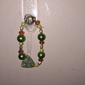 Beautiful beaded bracelet green